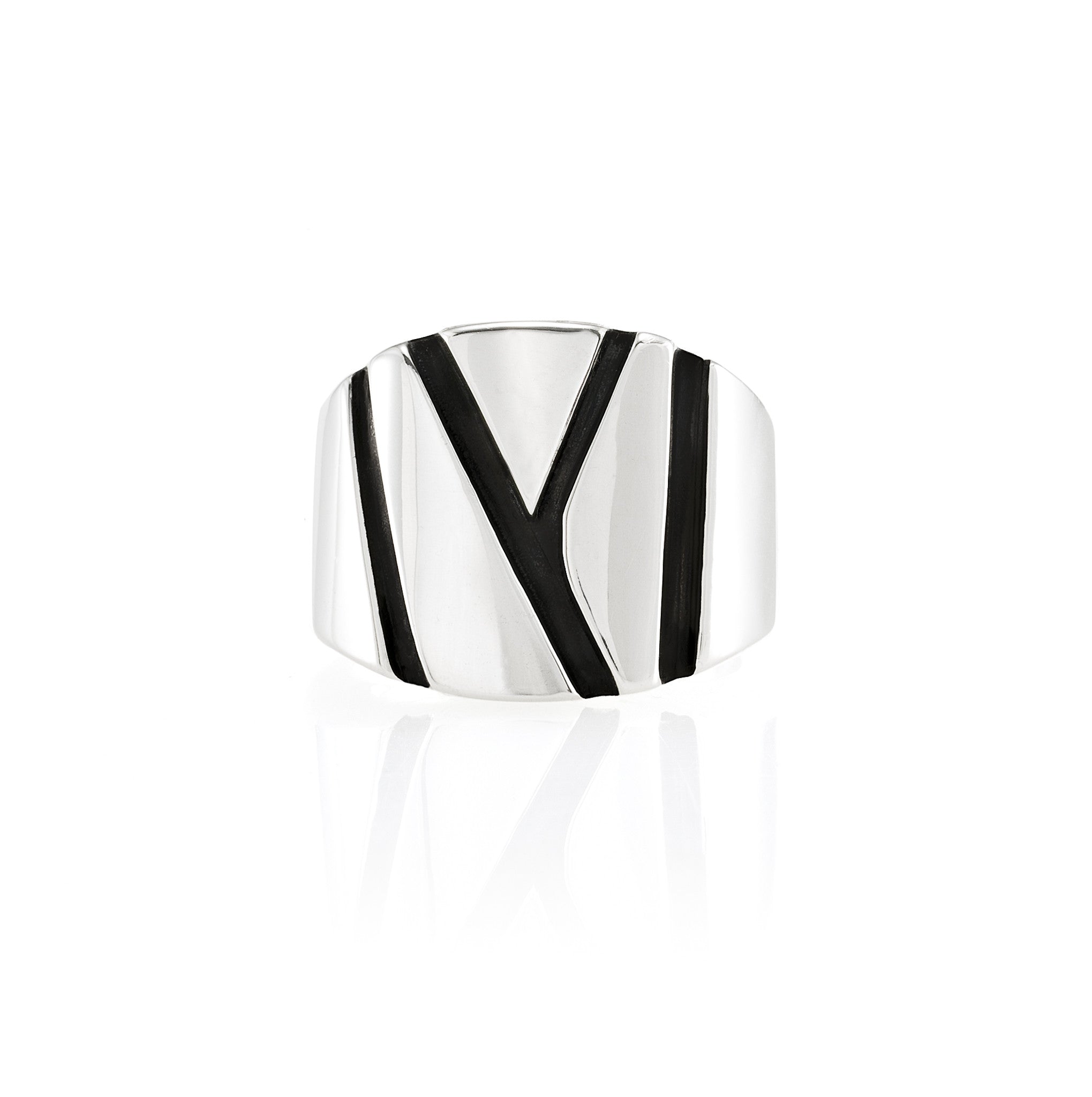 Louis Vuitton Silver Ring Mens